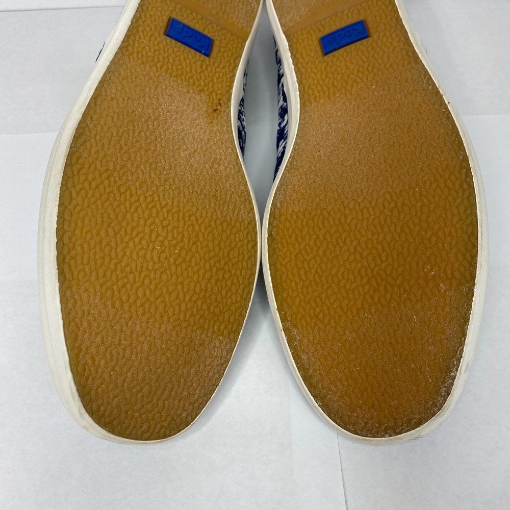 Keds Women's 9.5 Blue White Champion Ikat Oxford Tennis Shoes - Picture 8 of 9